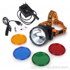 Kohree New 8W 4400mAh Dimmable LED Miner Headlamp Mining Hunting Camping Head Light Waterproof IP68